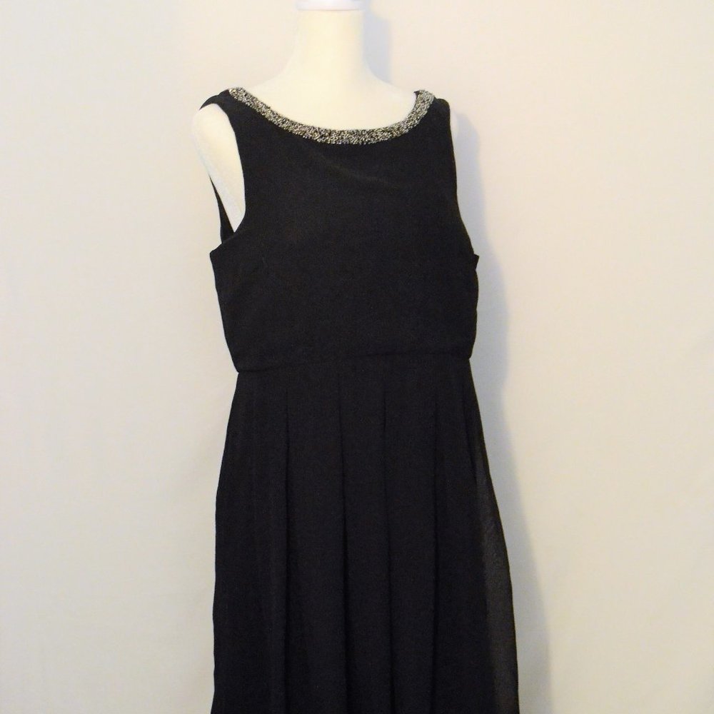 Project Eve elegant, black, cocktail/party dress, medium.